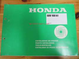 Honda General purpose engine GXV160K1 Parts catalogue -varaosaluettelo