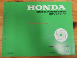 Honda General purpose engine GXV270.K1 Parts catalogue 6-varaosaluettelo