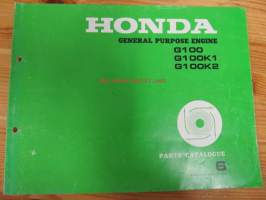 Honda General purpose engine G100, G100K1, K100K2 Parts catalogue 6-varaosaluettelo