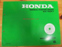 Honda General purpose engine GX120K1 Parts catalogue 6-varaosaluettelo