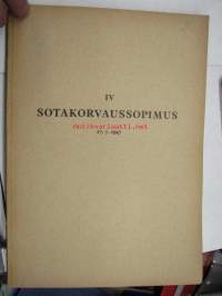 IV Sotakorvaussopimus 17.7.1947