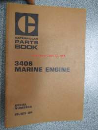 Caterpillar 3406 Marine Engine Parts Book (serial numbers 91U123-up) -merimoottori varaosaluettelo