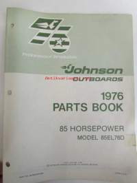 Johnson 85 hp 1976 Parts book model 85EL76D