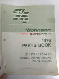 Johnson 25 hp 1976 Parts book models 25BA76E, 25BA76E