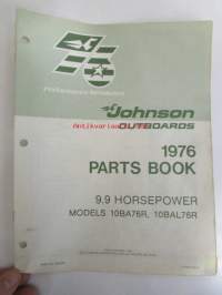 Johnson 9,9 hp 1976 Parts book models 10BA76R, 10BAL76R