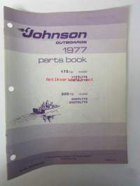 Johnson 175hp ja 200hp 1977 Parts book models 175 TL77S, 175TXL77S ja 200TL77C, 200TXL77C