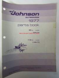 Johnson 85hp JA 115hp 1977 Parts book model 85EL77S, 115EL77S
