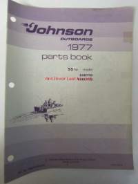 Johnson 55hp 1977 Parts book model 55E77D, 55EL77D.