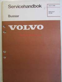 Volvo Bussar Servicehandbok Avd. 4(46) Bakväxel EV80  -Huoltokirjasarjan osa