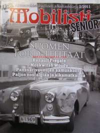 Mobilisti Senior, 2011 nr 2 -Lehti vanhojen autojen harrastajille, sisällysluettelo löytyy kuvista.