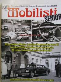 Mobilisti Senior, 2008 nr 4 -Lehti vanhojen autojen harrastajille, sisällysluettelo löytyy kuvista.