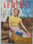 Kotiliesi 1958 nr 8 -mm. Huhtikuu Ompelemme nahkakäsineet, Pariloimalla paras ruoka, Hattu kaunistaa, Hankkisimmeko koiran?, Arkkitehti Raili Kokkola valoa