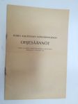 Porin kaupungin köyhäinhoidon ohjesäännöt (1923)