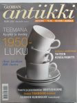Glorian Antiikki 2002 Kevät, teemana 1950-luku, julistetaiteen juhlaa, Arne Jacobsen, Helsingin kotitalousopettajaopisto, Tikanojan taidekoti