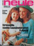 Eeva neule 1986 nr 3, katso sisältö kuvista tarkemmin.