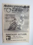 Turku Endurance Artukainen 18.6.1988 -käsiohjelma