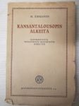 Kansantalousopin alkeita