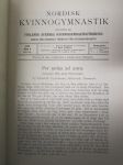Nordisk kvinnogymnastik 1939 - sidottu vuosikerta