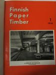 Finnish Paper and Timber 1956 -sidottu vuosikerta - sis.