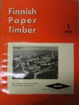 Finnish Paper and Timber 1958 -sidottu vuosikerta - sis.