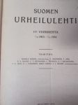 Suomen Urheilulehti 1913-14 -sidottu vuosikerta (1.10.1913-1.10.1914)