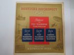 Deutsche Reichspost Olympia 1936 - Führer für Post - Telegraphie - Fernsprecher / Guide des postes - telegraphes - telephones / Guide for post - telegraph -