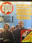 Apu 1986 nr 14, sis. mm. seur. artikkelit / kuvat / mainokset; Raimo Puustinen voitti Täällä pohjantähden alla-romaanin kuvituskilpailun, Autolautta Karelia -