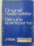 Stiga Genuine Spare Parts / Original reservdelar Trädgårdmaskiner Lawn & Garden Machines 1986 8211-3403-86 -varaosaluettelo