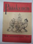 Pääskynen 1933 nr 4, sis. m. artikkelin