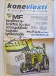 Koneviesti 1971 nr 16, sis. mm. seur. artikkelit / kuvat / mainokset; Traktoritesti Deutz 7006, Agra Markleeberg -71, Kotitarvemyllyjä 1971 kuvat ja tekniset