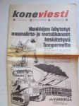 Koneviesti 1971 nr 4, sis. mm. seur. artikkelit / kuvat / mainokset; Täyttövaunut kylvölannoittimien avuksi, Hinattava Simulta 300, Lapiorullaäkeet /