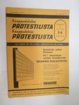 Kauppalehden protestilista - Kauppalehtis protestlista 1955 nr 5-6, ilmestynyt 31.1.1955 -unpaid debts and dues, published in special credit-paper