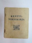 Kenttävirsikirja 1943, painettu etukanteen