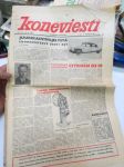 Koneviesti 1957 nr 8, ilmestynyt 24.4.1957, sis. mm. seur. artikkelit / kuvat / mainokset; Citroën DS 19,