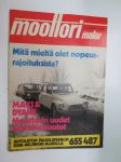Moottori 1974 nr 4, sisältää mm. seur. artikkelit / kuvat / mainokset;Fiat 127, Opel Ascona, Vesistömatkoja maanteitse, MP 1974 - moottoripyöränäyttely,