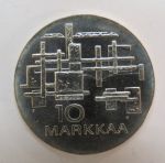 10 mk 1917-1967 Suomi 50 vuotta juhlaraha .900 hopeaa, paino 24 grammaa -coin, silver, 50 years of indepence of Finland