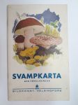 Svampkarta med förklaringar -sienikartta / mushrooms