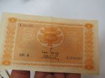 5 markkaa 1945 Litt. A nr A5946487 -seteli, kerran taitettu / banknote, folded once