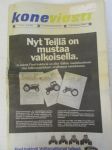 Koneviesti 1971 nr 10, sisältää mm. seur. artikkelit / kuvat / mainokset; Kauppapuutarhuri Lars Lassfolkin muovinen kasvihuone Närpiössä ja metsänhoitaja