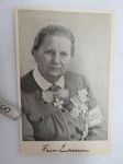 Fanni Luukkonen, lottajohtaja - Lotta-Svärd -postikortti / postcard