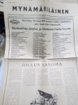 Mynämäkiläinen 1960 nr 3 (Uutis-Valjakko lisänumero), ilmestynyt 17.12.1960, paikallisuutisia ja ilmoituksia -local newspaper