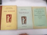 Vox romana - Excerpta e scriptoribus latinis - ad usum scholarum et universitatum (3. p) -latinan lukemisto lukiota ja yliopistoja varten + Vox Romana sanasto ja