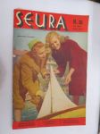 Seura 1950 nr 36, sis. mm. seur. artikkelit / kuvat / mainokset; Käpylän kamelitonttu - rouva Riitta Nieminen ja hänen kameleonttinsa, Tri Grafologi parantaa,
