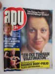 Apu 1984 nr 36, ilmestynyt 7.9.1984 sis. mm. seur. artikkelit / kuvat / mainokset; Kansikuva Satu Östring-Procopé, Eva-Riitta Siitone erohuhut, Reposaari -