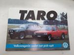 Volkswagen Taro 1989 -myyntiesite / brochure