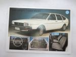 Volkswagen Passat Rimini 1984 -myyntiesite / brochure