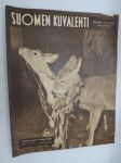 Suomen Kuvalehti 1948 nr 50, ilmestynyt 11.12.1948, sis. mm. seur. artikkelit / kuvat / mainokset; Kansikuva; Virginian peurat Laukon mailla - Laukonpeurojen