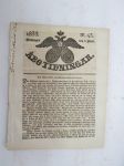 Åbo Tidningar 1833 nr 45, Onsdagen den 5. Junii, innehåller bl. a. följande artikel / annonser; Om Italienska halmhattstillwerkningen, Dödsfall - Åbo Gamla