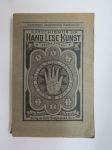 Katechismus der Hand Lese Kunst - Deus Natura Nihil Faciunt Frustra -kädestäennustamisen / -lukemisen taito / palmistry guide