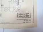 Bildjuvel 917-S, 921-S -TV huolto-ohje / TV service